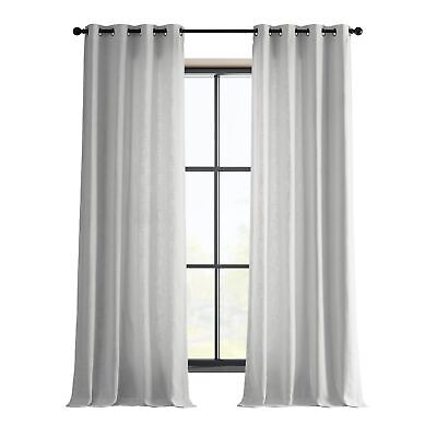 HPD Half Price Drapes Grommet Heavy Linen Curtains for Living Room 50 X 120 (...