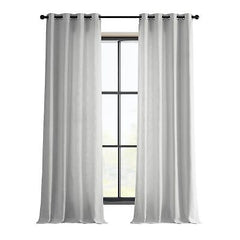 HPD Half Price Drapes Grommet Heavy Linen Curtains for Living Room 50 X 120 (...