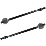 TRQ Front Tie Rod Set Compatible with 2009-2011 Ford Focus PSA55491