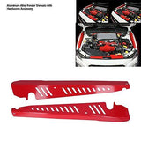 Engine Radiator Cover, Aluminum Alloy Shrouds with Hardwares Accessory Fit fo...