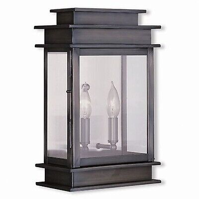 Livex Lighting 2016-29 Princeton Outdoor Wall Lantern, 15.25" x 9.5" x 15.25"...