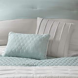 510 DESIGN Cozy Comforter Set - Geometric Honeycomb Design, All Season Down A...