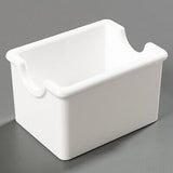 Carlisle FoodService Products 455002 Styrene Sugar Caddy, White(Pack of 24)