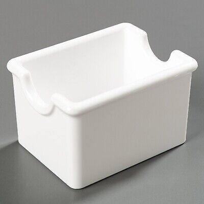 Carlisle FoodService Products 455002 Styrene Sugar Caddy, White(Pack of 24)