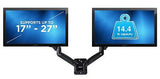 Mount-It! Dual Monitor Wall Mount - 2 Monitor Wall Mount Arms - Full Motion A...