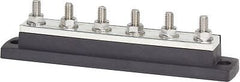 Blue Sea Systems 2126 250 Amp MaxiBus BusBar with 6 studs, 2126