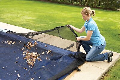 Blue Wave 16-ft x 36-ft Rectangular Leaf Net In Ground Pool Cover