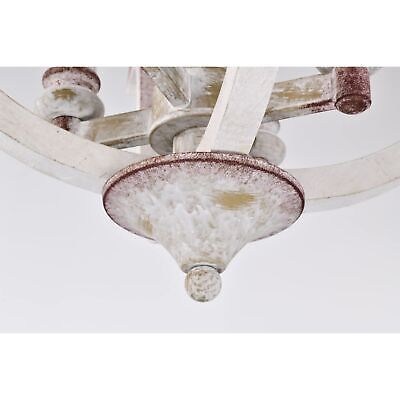 Warehouse of Tiffany Momali 20 Inch Antique Semi Flush Mount with 4 Light