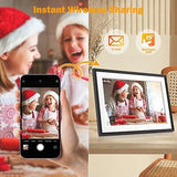 Digital Picture Frame 32GB, Large Smart Electronic Video Picture Frame 10.1 i...