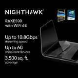 NETGEAR Nighthawk 12-Stream WiFi 6E Router (RAXE500) | AXE11000 Tri-Band Wire...