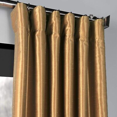 HPD Half Price Drapes Faux Silk Blackout Curtains 108 Inches Long for Bedroom...