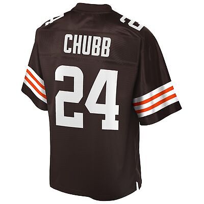 NFL PRO LINE Men's Nick Chubb Brown Cleveland Browns Team Player Jersey Medium