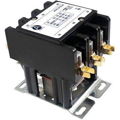 Appli Parts APAC-375240 Heavy Duty 3 Poles Contactor 75 Amp 240 Volts Coil Re...