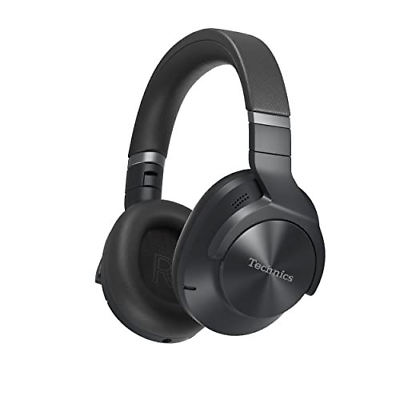 Technics Wireless Noise Cancelling Headphones, High-Fidelity Large, Black