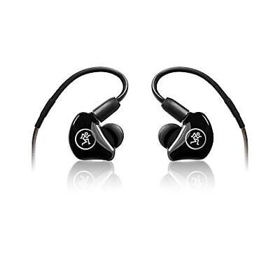 Mackie MP-240 Monitor Earphones Dual Hybrid Driver, Black