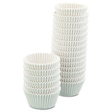 Hoffmaster Fluted Bake Cups, 4.5 Diameter x 1.25 h, White, Paper, 500/Pack, 2...