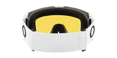 Oakley Target Line M Snow Goggle Medium Matte White Strap/Hi Yellow Lens