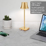 2 Pack Cordless Table Lamp,LED Rechargeable Portable Desk Lamps 5000mAh Batte...