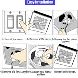 0696B000 Bathroom Fan Motor Assembly Replacement Parts Compatible with Nutone...