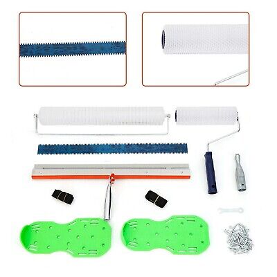 Self-Levelling Cement Tool Kit,Epoxy Floor Roller Kit w/Roller Brush+ Floor C...