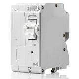 Leviton LB225-S 25A 2-Pole Plug-On Smart Standard Branch Circuit Breaker, Hyd...