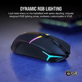 Corsair NIGHTSABRE RGB Wireless Gaming Mouse for FPS, MOBA - 26,000 DPI - 11 ...