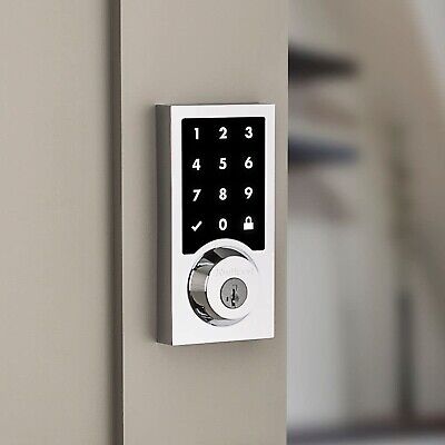 Kwikset 916 Contemporary Touchscreen SmartCode Electronic Deadbolt Smart Lock...