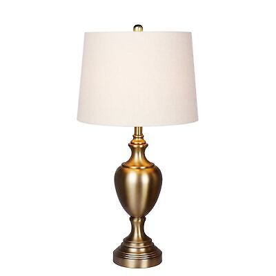 Cory Martin W-1566AG Urn with Pedestal Base Metal Table Lamp, 30", Plated Ant...