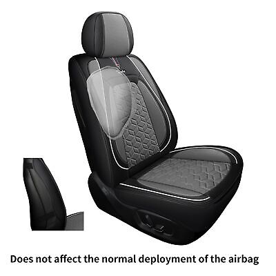 Tapha Executive Leatherette Car Seat Cover & Cushion Set, Breathable and Wate...