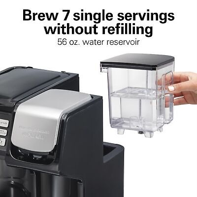 Hamilton Beach FlexBrew Trio 2-Way Coffee Maker, Compatible with K-Cup Pods o...