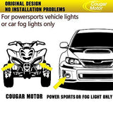 Cougar Motor 9005 HB3 Bulbs, 9005 HB3 Fog Light or Off-Road Bulbs, 6500K Xeno...