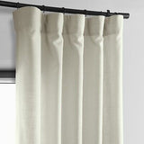 HPD Half Price Drapes Classic Semi Sheer Faux Linen Curtains for Living Room ...