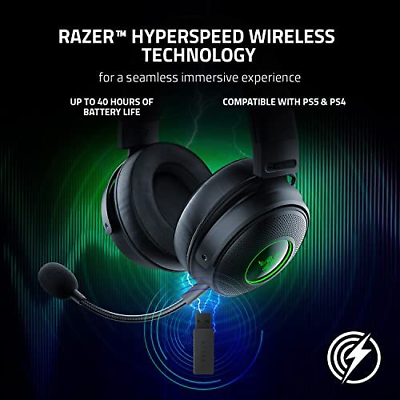 Razer Kraken V3 Pro HyperSense Wireless Gaming Headset Headset, Black