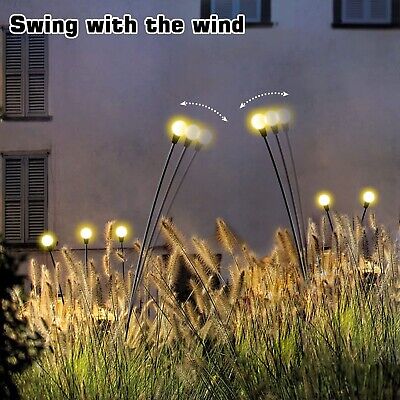 Arily Solar Powered Firefly Lights Outdoor 10 Pack Solar Firefly Lights Outdo...