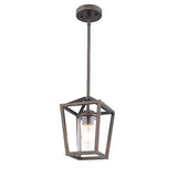 Emliviar Mini Pendant Light, Cage Hanging Light, Oil Rubbed Bronze Pendant Li...