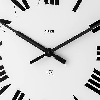 Alessi Aleesi 12 W Firenze Wall Clock, std, White