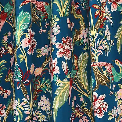 Lush Decor Dolores Light Filtering Window Panels, Pair, 52" W x 108" L, Navy ...