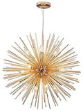 Modern Gold Sputnik Chandeliers Pendant Light fixtures for Kitchen Island Lig...