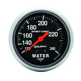 Auto Meter 3432 Sport-Comp Mechanical Water Temperature Gauge