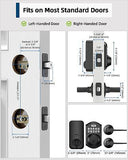 TEEHO TE001L Keyless Entry Door Lock with 2 Handles - Electronic Keypad Deadb...