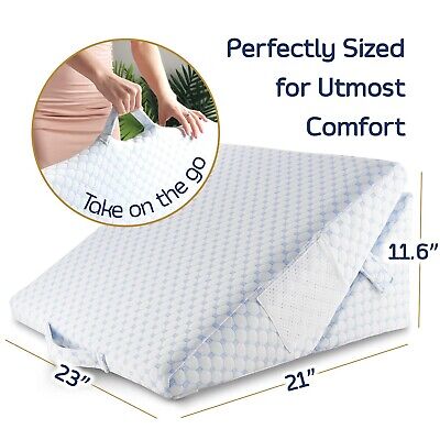 Nestl Bed Wedge Pillow - Adjustable Wedge Pillow for Sleeping to Reduce Acid ...