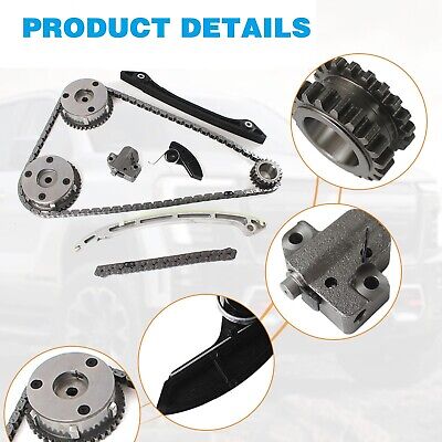 Timing Chain Kit 2 VVT & Oil Pump Chain fits for Land Rover Range Rover, Evoq...