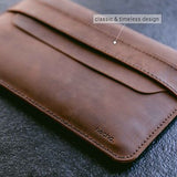 Full-Grain Leather Sleeve for iPad (1-10) & iPad Air (1-5) - Handmade & Fair ...