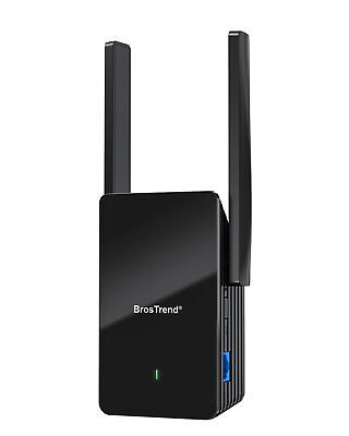 BrosTrend WiFi 6 Extender AX1500 WiFi Booster for Home WiFi Range Extender Co...