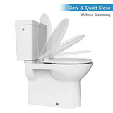 Toilet Seat, Round Toilet Seat with Toddler Seat Built in, Potty Training Toi...