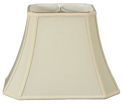 Royal Designs Rectangle Cut Corner Lamp Shade, Eggshell, (5 x 6.5) x (8 x 12)...