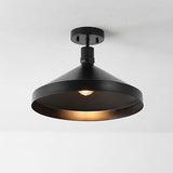 Globe Electric 60000021 1-Light Outdoor Flush Mount Ceiling Light, Matte Blac...