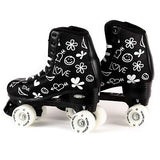 Epic Skates Epic Skates Womens Luv Quad Roller Skates , Black/White