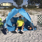 G4Free Deluxe XL Pop Up Beach Tent, 3-4 Persons Easy Setup Sun Shelter Canopy...