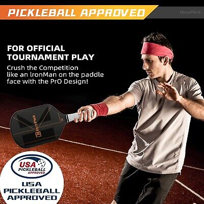 Pickleball Paddle,USAPA Approved Light Pickleball Paddles with Reinforced Car...